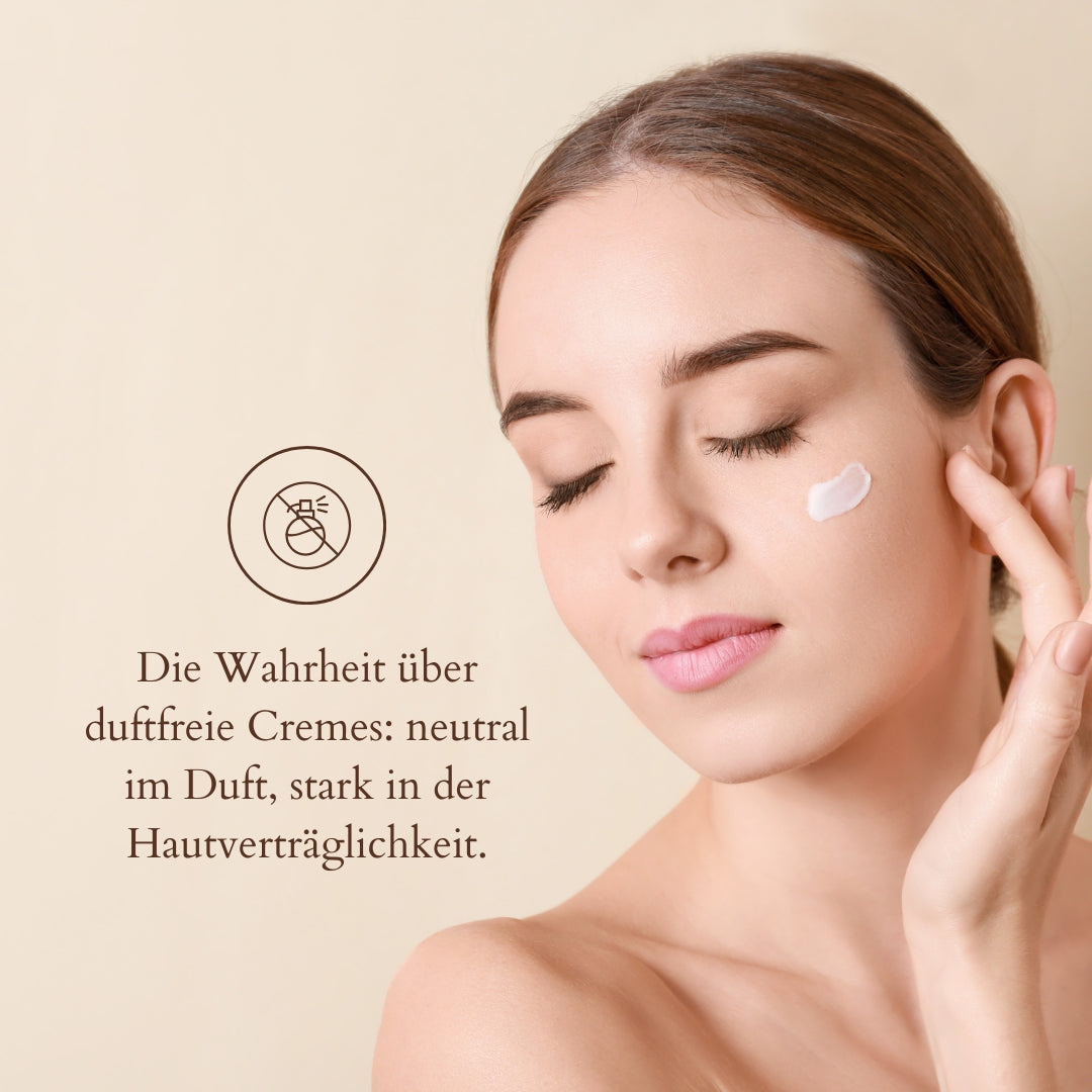 Die Wahrheit über duftfreie Cremes: neutral im Duft, stark in der Hautverträglichkeit